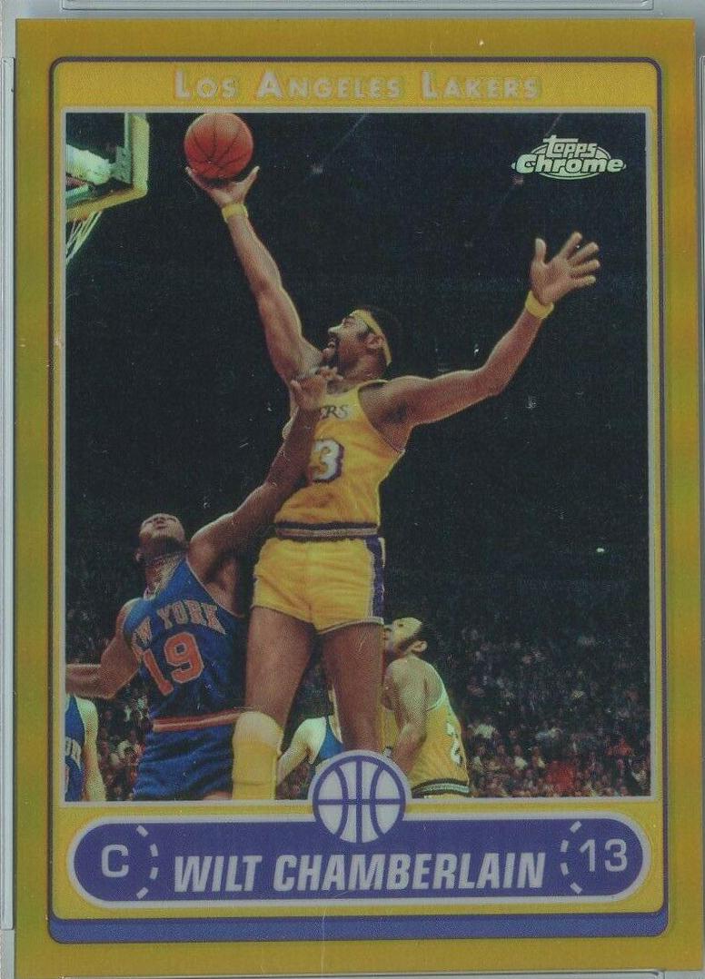 Wilt Chamberlain [Gold Refractor] #154