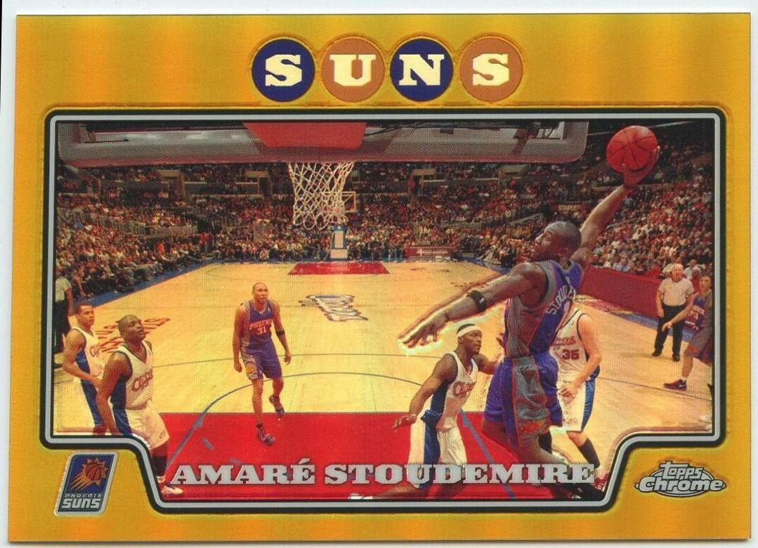 Amare Stoudemire [Gold Refractor] #91