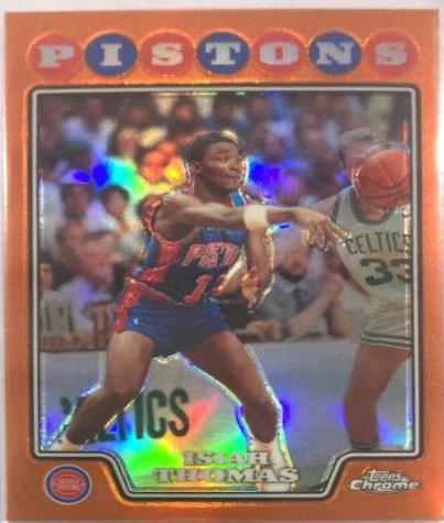 Isiah Thomas [Orange Refractor] #170