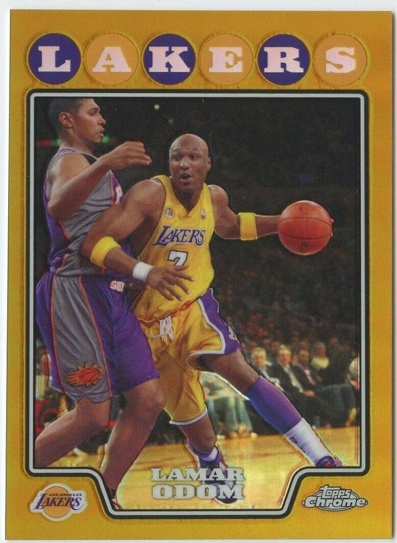 Lamar Odom [Gold Refractor] #87