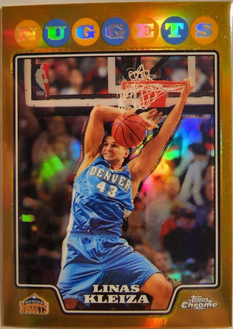 Linas Kleiza [Orange Refractor /499] #43