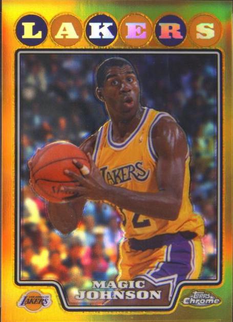 Magic Johnson [Gold Refractor] #171
