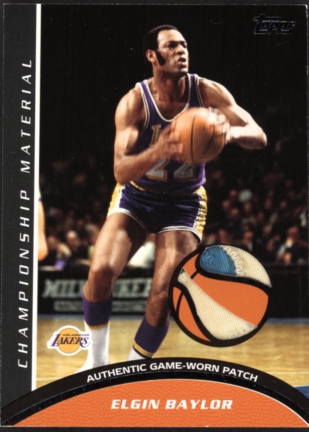 Elgin Baylor [Patch] #CM-EB