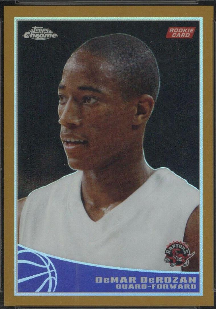 DeMar DeRozan [Gold Refractor] #100