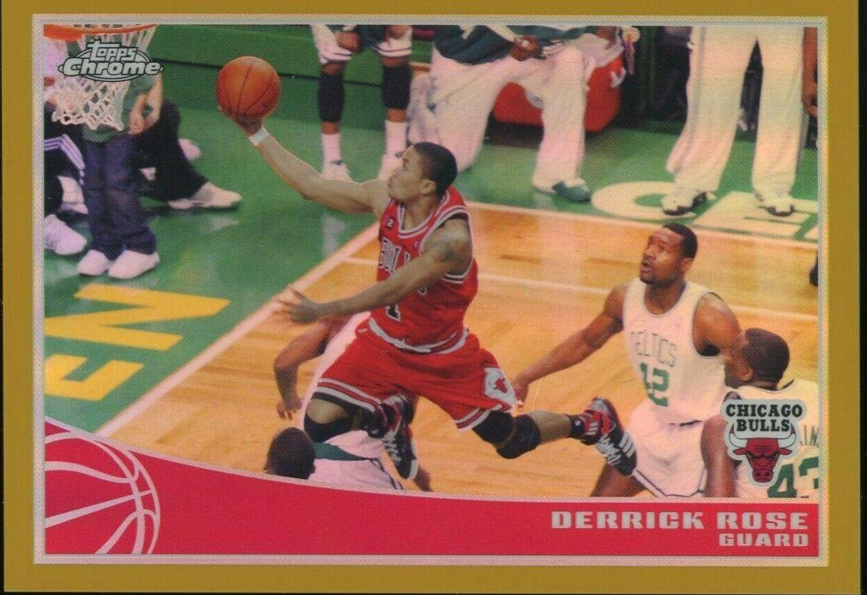 Derrick Rose [Gold Refractor] #14