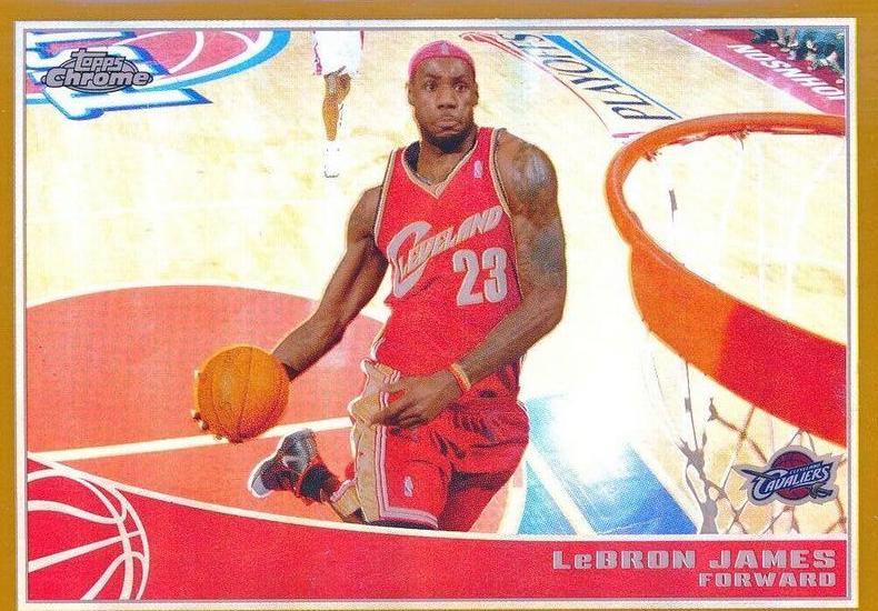 LeBron James [Gold Refractor] #16