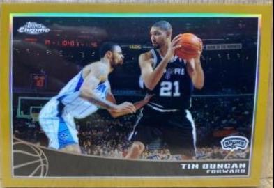 Tim Duncan [Gold Refractor] #86