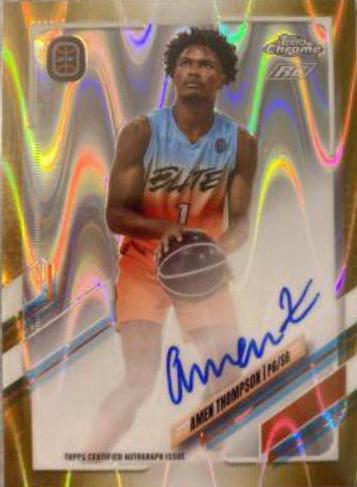 Amen Thompson [Gold RayWave Refractor] #CA-AT1