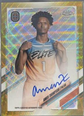 Amen Thompson [Gold Wave Refractor] #CA-AT2