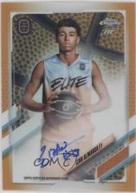 Izan Almansa [Orange Basketball Refractor] #CA-IA2