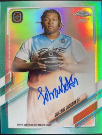 Jahzare Jackson [Aqua Refractor] #CA-JJ2