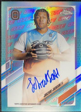Jahzare Jackson [Aqua, Red OTE Refractor] #CA-JJ2