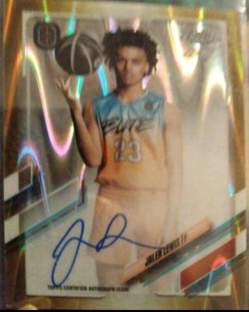 Jalen Lewis [Gold RayWave Refractor] #CA-JL2