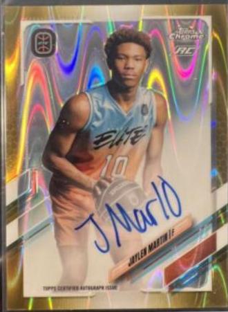 Jaylen Martin [Gold RayWave Refractor] #CA-JM2