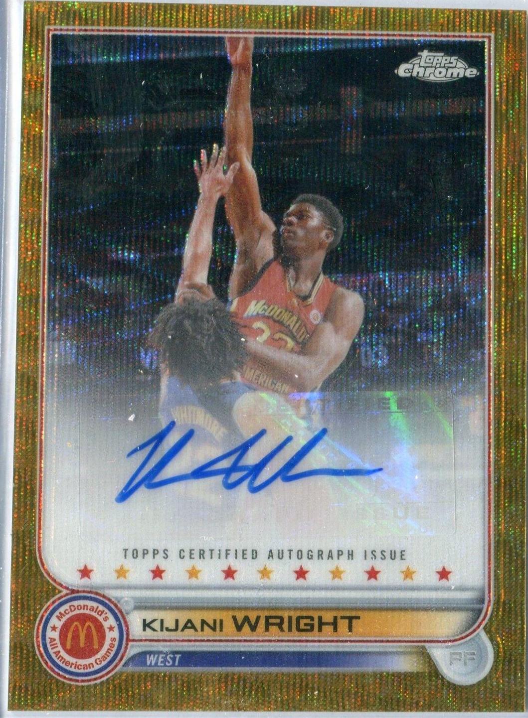 Kijani Wright [Gold Wave] #CA-KWR