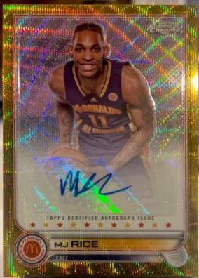 MJ Rice [Gold RayWave] #CA-MR