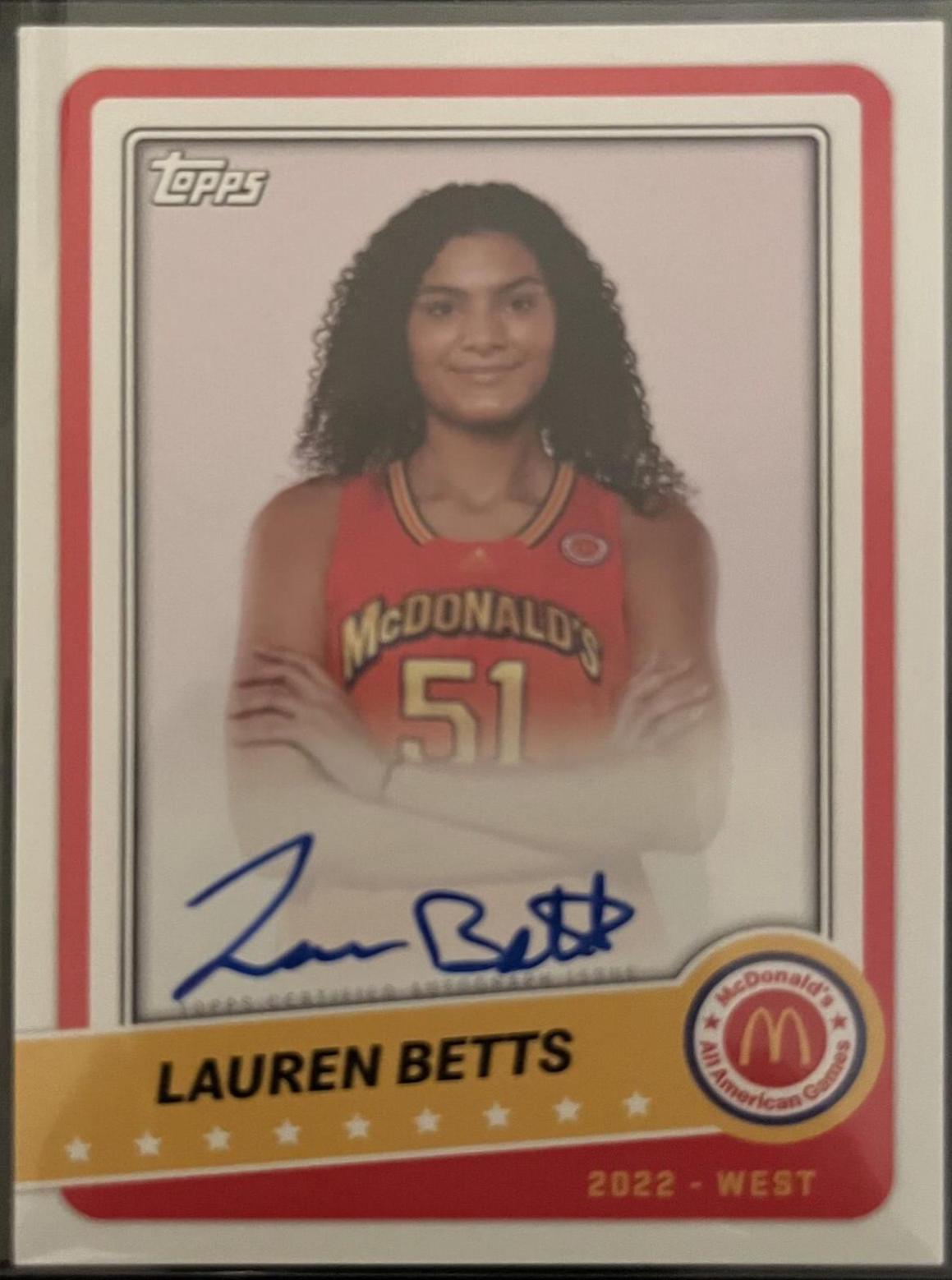 Lauren Betts #PA-LB