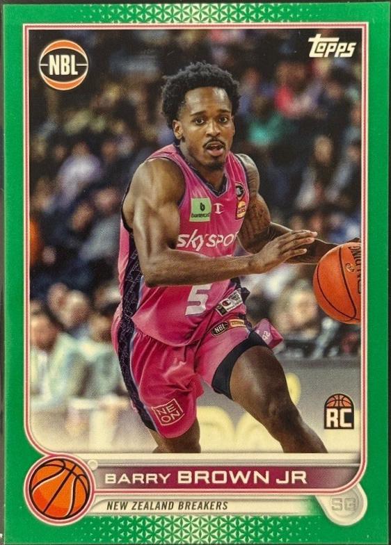 Barry Brown Jr. [Green Refractor] #55