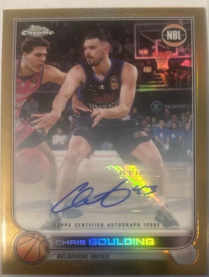 Chris Goulding [Gold Refractor Autograph] #43