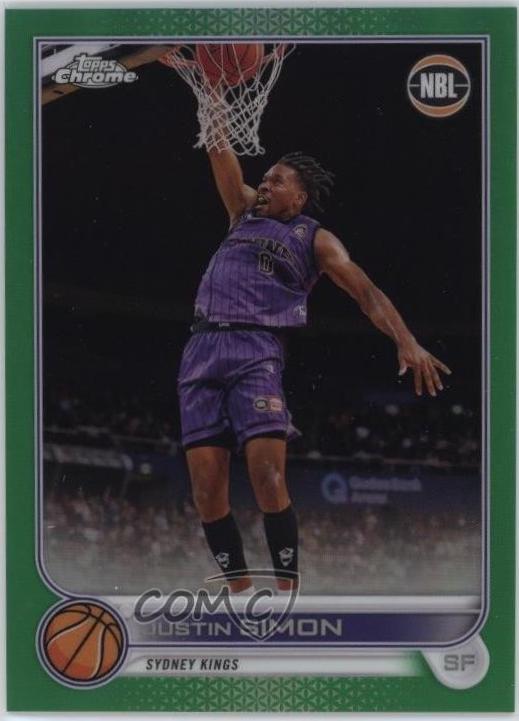 Justin Simon [Green Refractor] #88