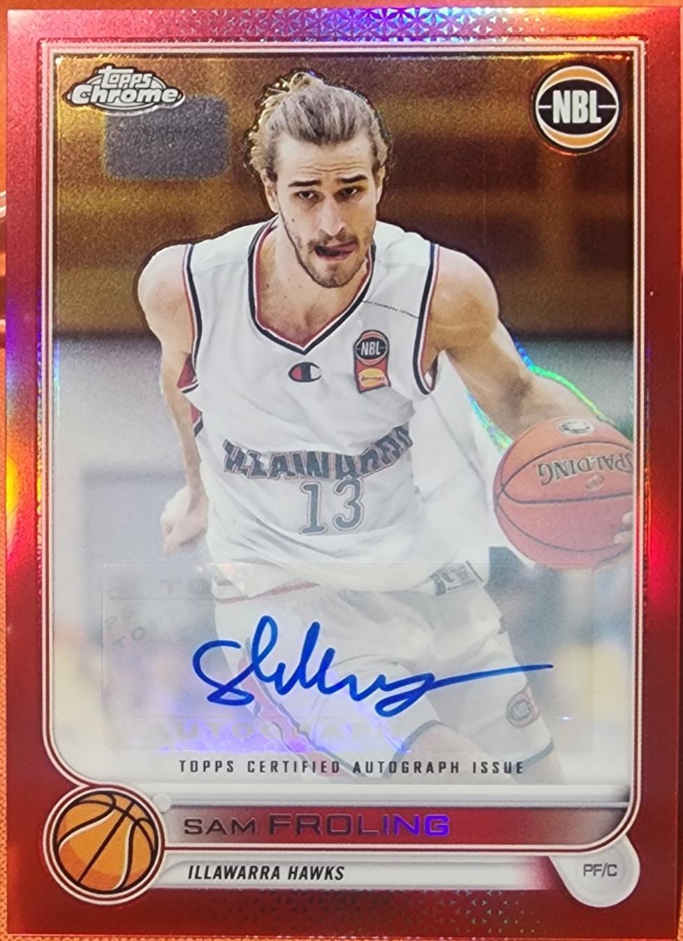 Sam Froling [Red Refractor Autograph] #32