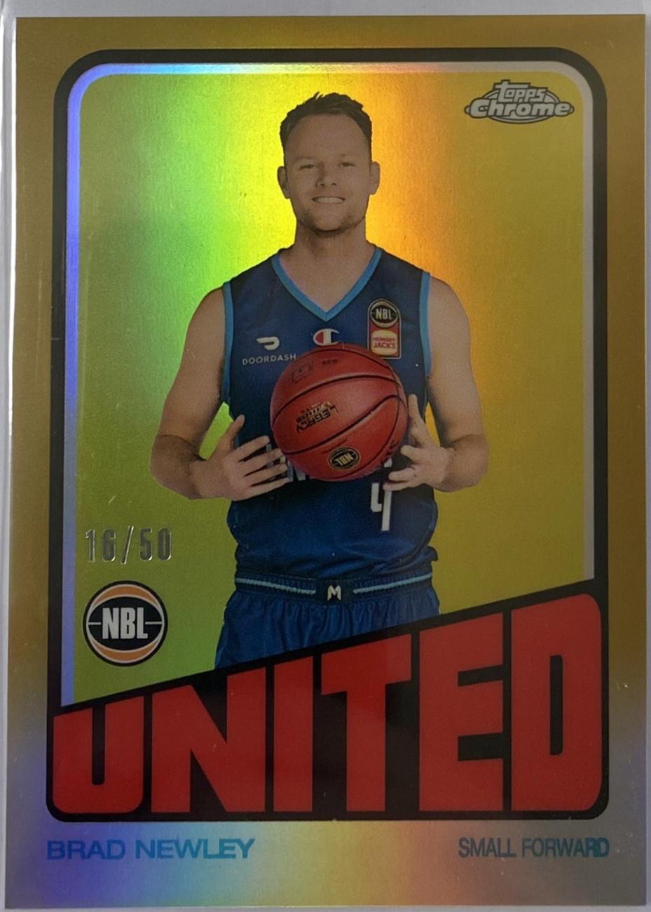 Brad Newley [Gold Refractor] #72-9
