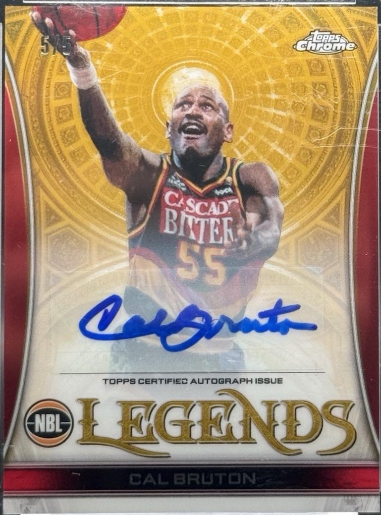 Cal Bruton [Autograph Red Refractor] #NBLL-8