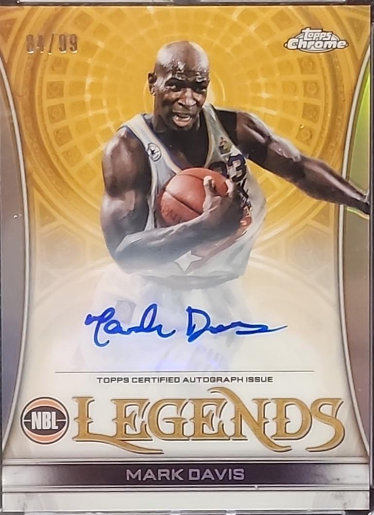 Mark Davis [Gold Refractor] #NBLL-7