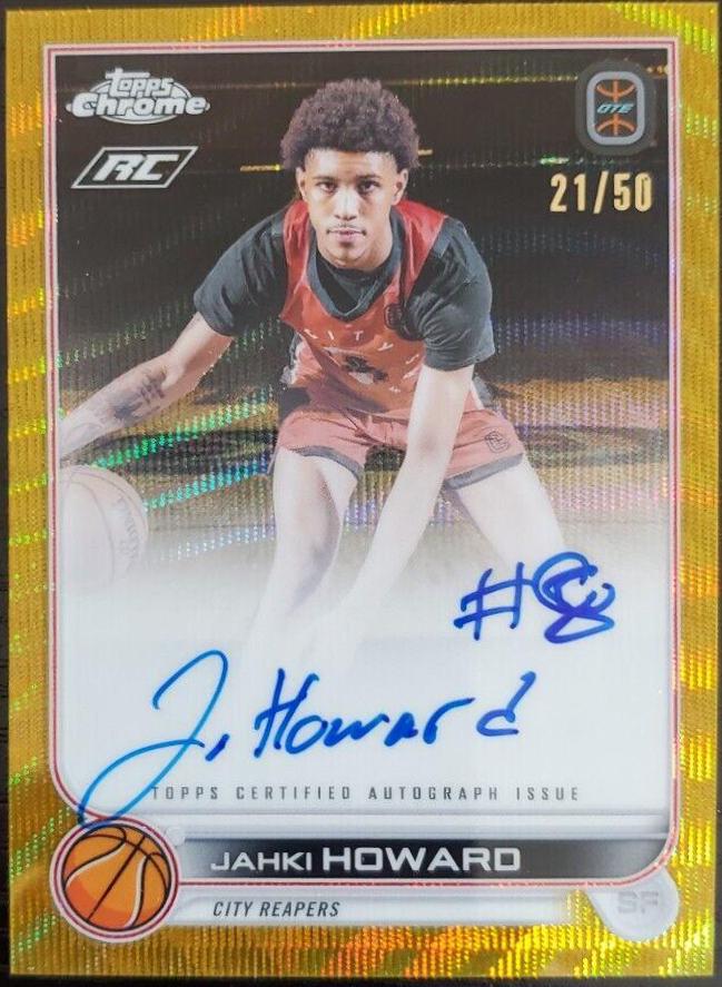 Jahki Howard [Gold Wave] #CA-JH2