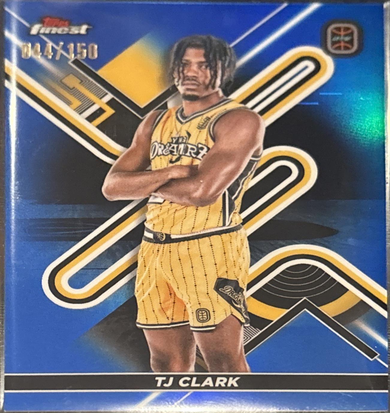 TJ Clark [Blue Refractor] #62