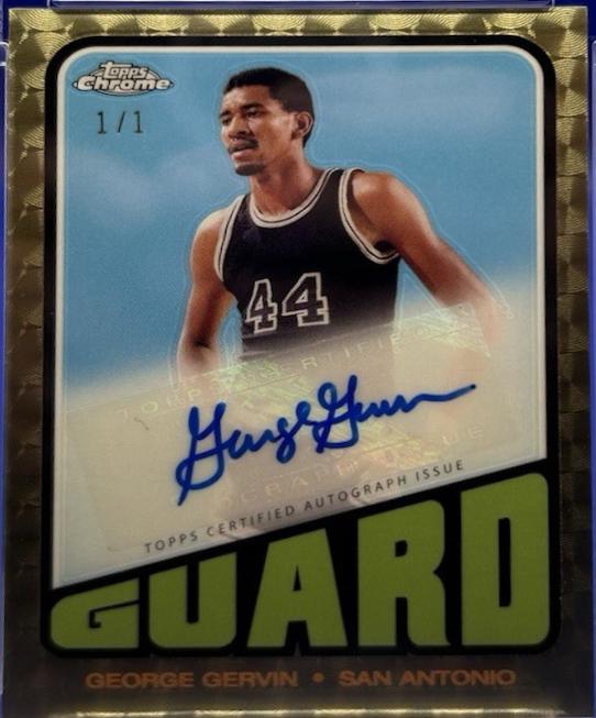 George Gervin [Superfractor] #TA-GG