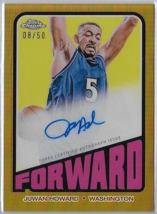Juwan Howard [Gold Refractor] #TA-JHO
