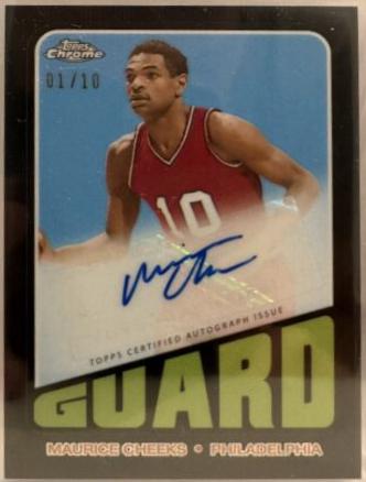 Maurice Cheeks [Black Wave Refractor] #TA-MC