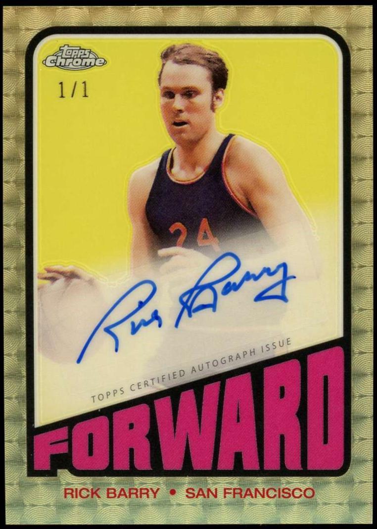 Rick Barry [Superfractor] #TA-RB