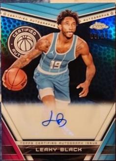 Leaky Black [Blue Basketball Refractor] #CA-LB