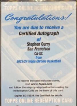 Stephen Curry #CA-SC