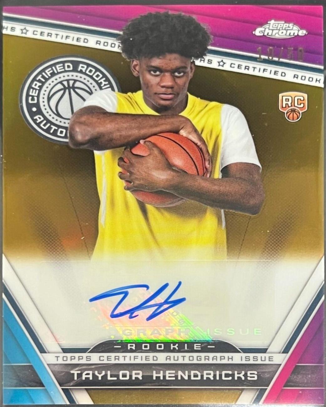 Taylor Hendricks [Gold Refractor] #CRA-TH