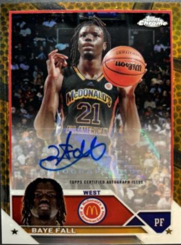 Baye Fall [Orange Basketball] #CA-BF