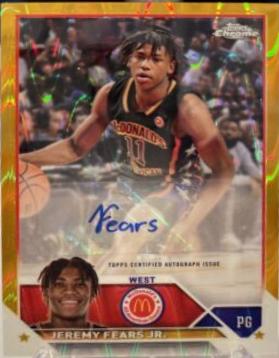 Jeremy Fears Jr. [Gold RayWave] #CA-JF