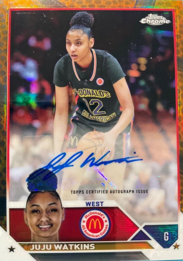 Juju Watkins [Orange Basketball] #CA-JWA