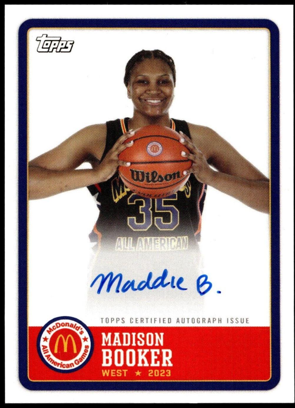 Madison Booker [Autograph] #PA-MBO