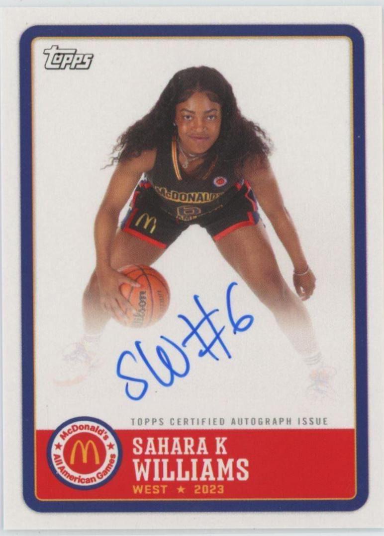 Sahara Williams [Autograph] #PA-SW