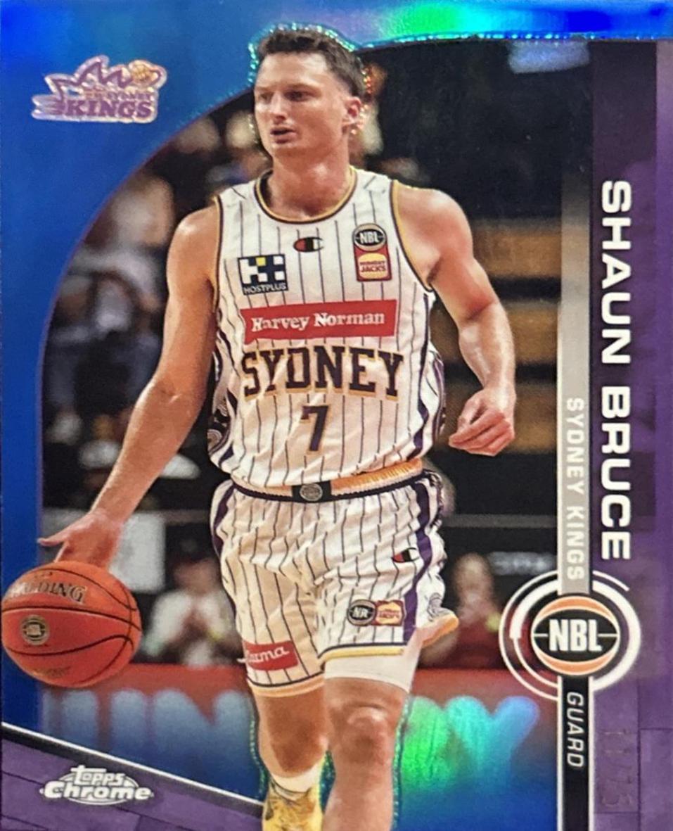 Shaun Bruce [Blue Refractor] #90