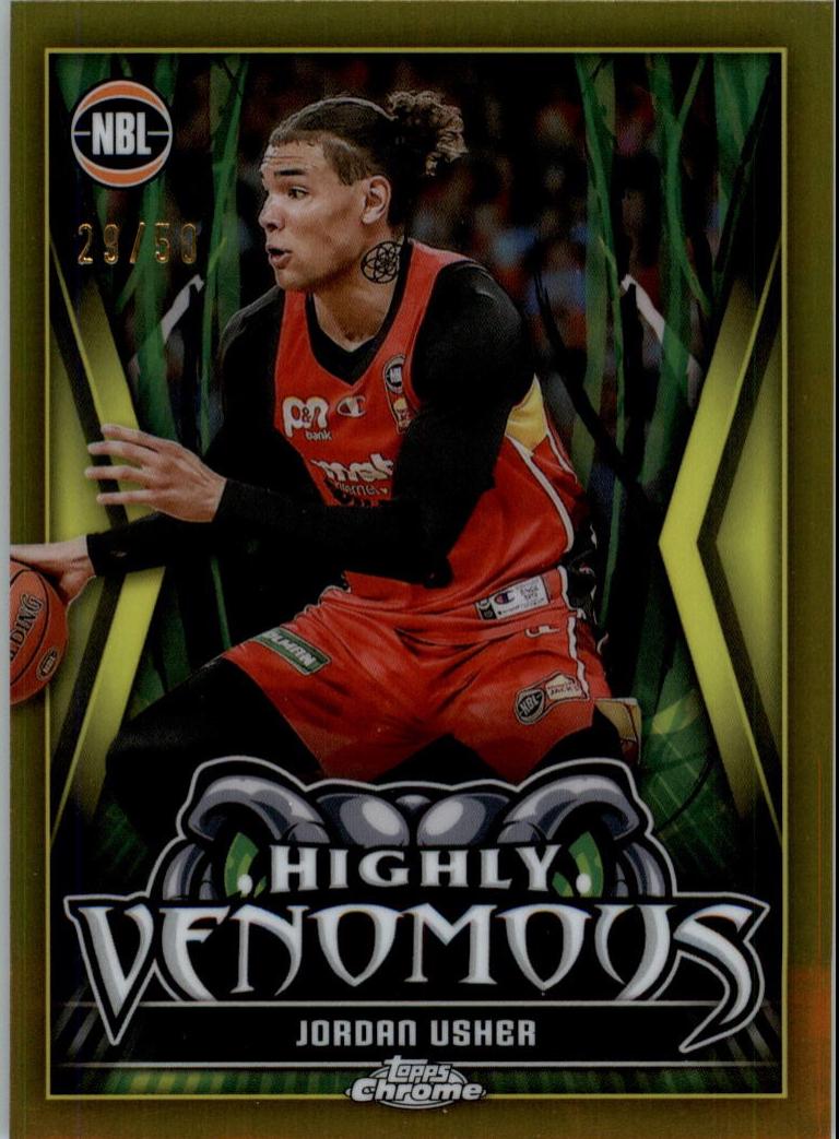 Jordan Usher [Gold Refractor] #HV-15