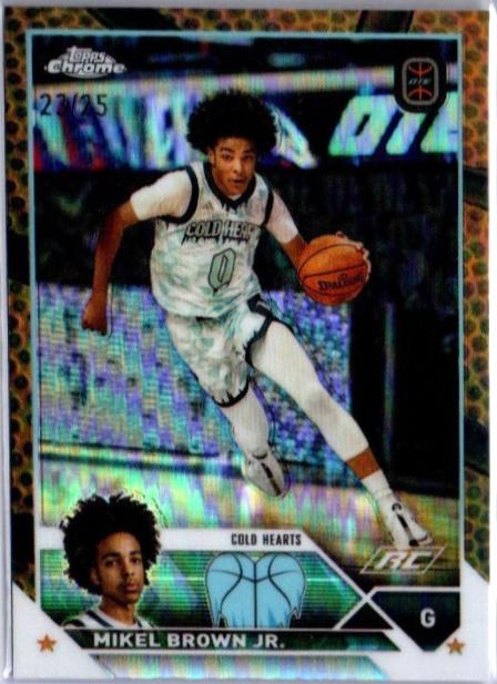 Mikel Brown Jr. [Orange Basketball Refractor] #74