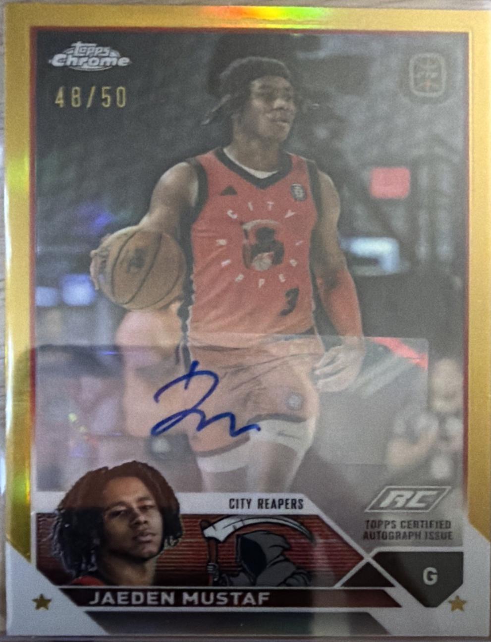 Jaeden Mustaf [Gold Refractor] #A-JMA