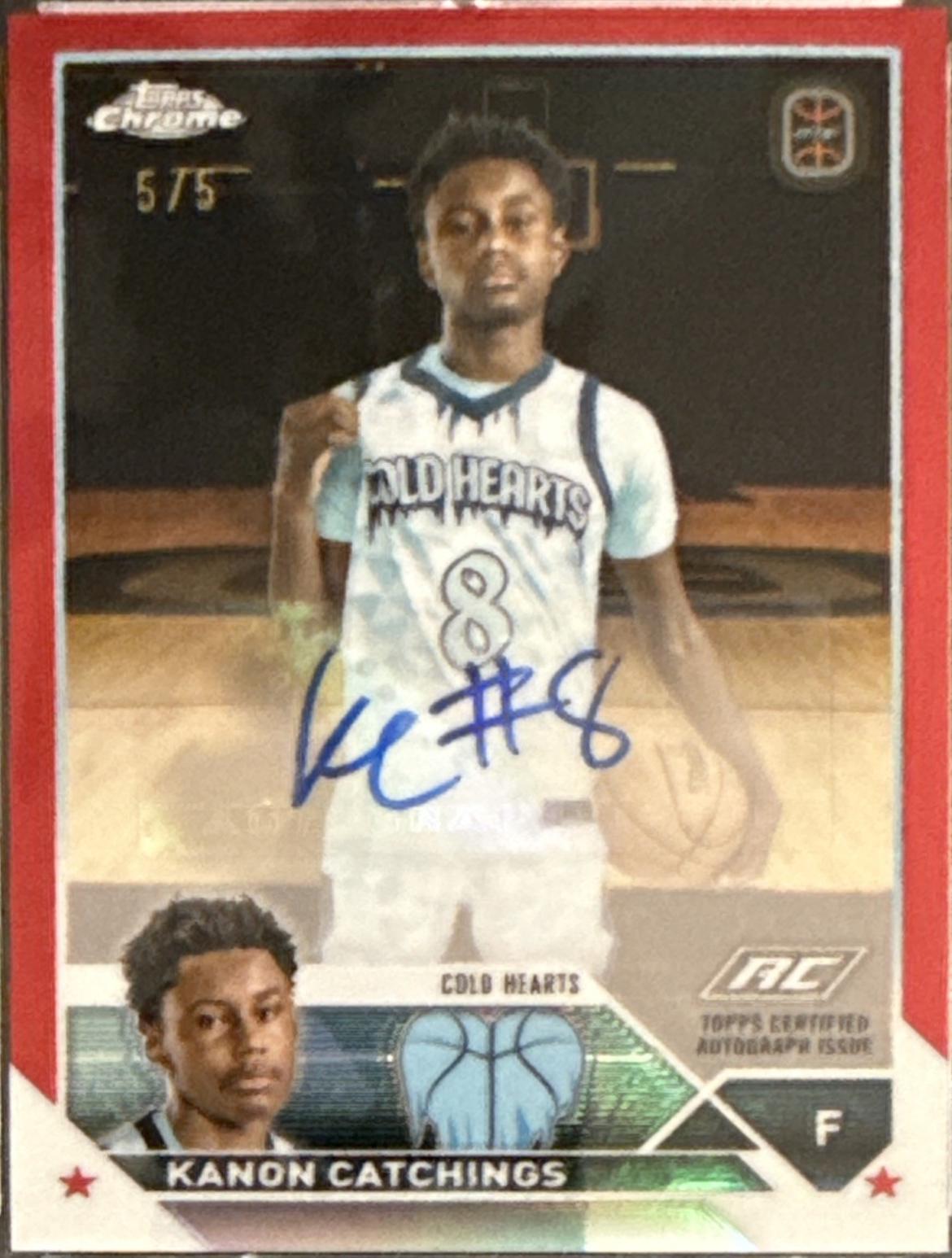 Kanon Catchings [Red Refractor] #A-KCA