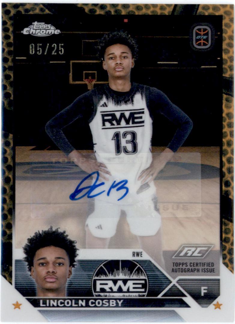 Lincoln Cosby [Orange Basketball Refractor] #A-LC