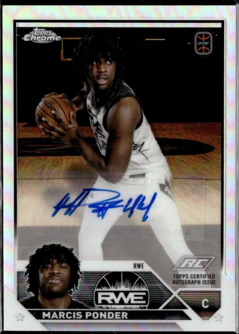 Marcis Ponder [Aqua OTE Refractor] #A-MP