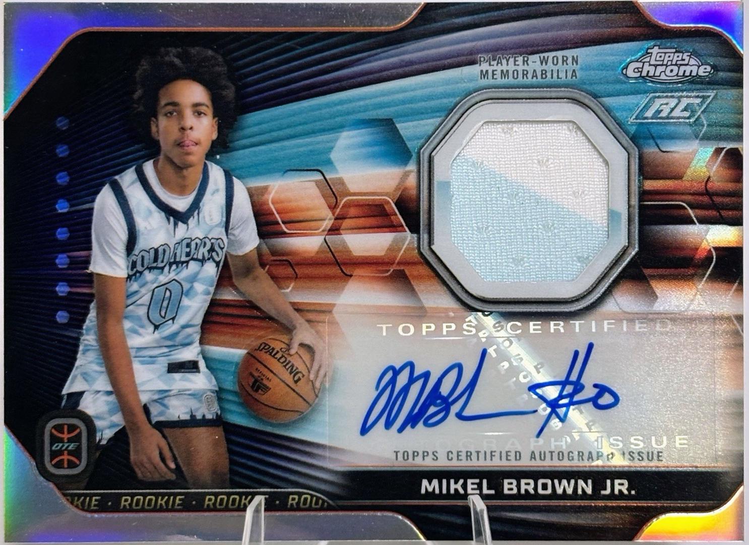 Mikel Brown Jr. [Aqua OTE Refractor] #RJA-MB